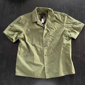 Rag & Bone Army Green Avery Shirt (large)